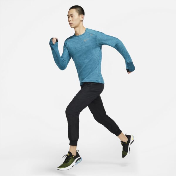 Nike Men's Sphere Crew Top - Dark Teal/Heather/Reflective Silver - Image 9