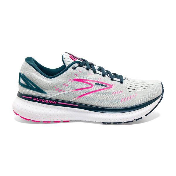 Brooks Women's Glycerin 19 - Ice Flow/Navy/Pink
