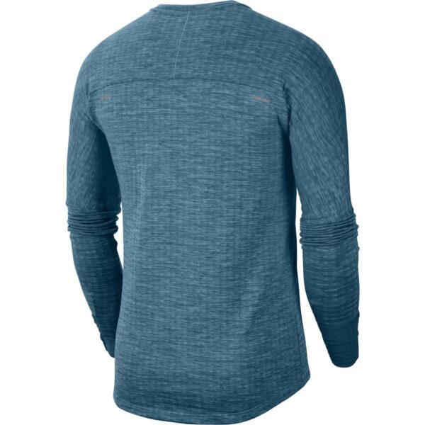 Nike Men's Sphere Crew Top - Dark Teal/Heather/Reflective Silver - Image 2