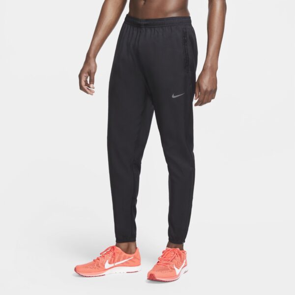Nike Men's Essential Woven Running Pants - Black/Black/Reflective Silver - Image 3