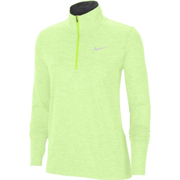 Nike Women's Element 1/2-Zip Running Top - Volt/Barely Volt/Heather/Reflective Silver