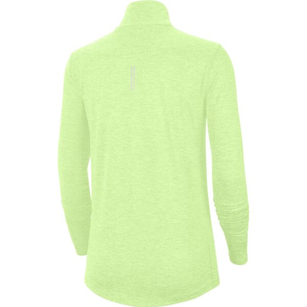 Nike Women's Element 1/2-Zip Running Top - Volt/Barely Volt/Heather/Reflective Silver - Image 2