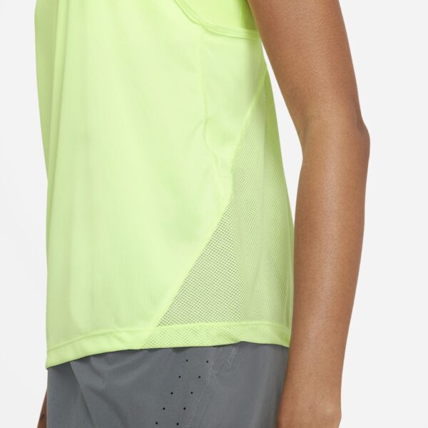 Nike Women's Miler Singlet - Barely Volt/Reflective Silver - Image 6