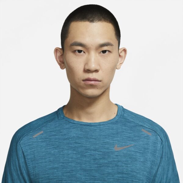 Nike Men's Sphere Crew Top - Dark Teal/Heather/Reflective Silver - Image 5