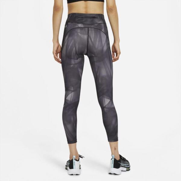 Nike Women's Epic Faster Run Division 7/8 Tights - Black/Reflective Silver - Image 2
