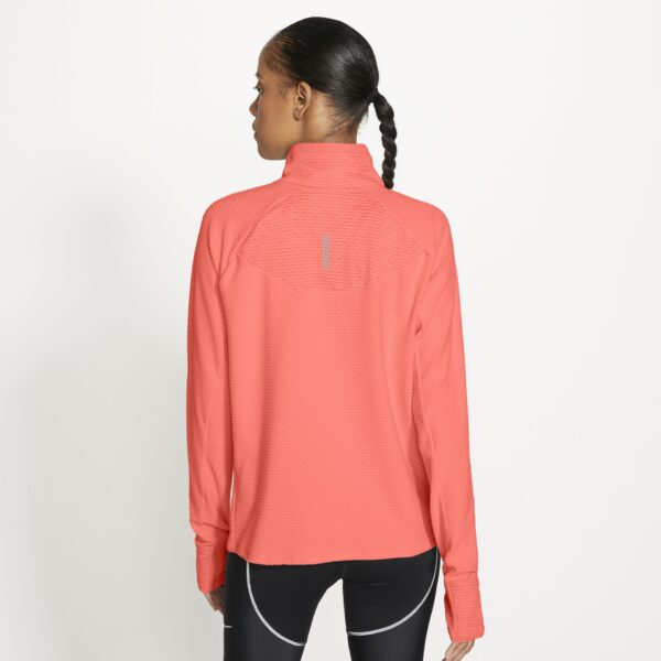 Nike Women's Sphere 1/2-Zip Running Top - Bright Mango/Reflective Silver - Image 5