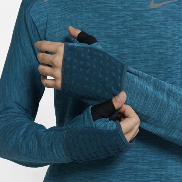 Nike Men's Sphere Crew Top - Dark Teal/Heather/Reflective Silver - Image 7