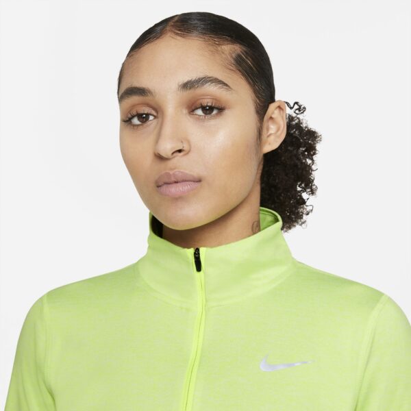 Nike Women's Element 1/2-Zip Running Top - Volt/Barely Volt/Heather/Reflective Silver - Image 5