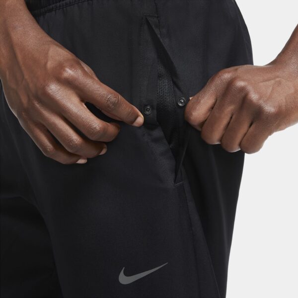 Nike Men's Essential Woven Running Pants - Black/Black/Reflective Silver - Image 5