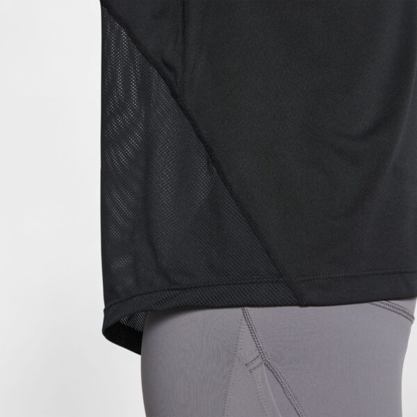 Nike Women's Miler Top - Black/Reflective Silver - Image 6
