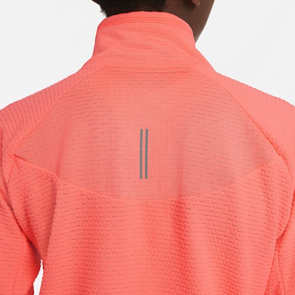 Nike Women's Sphere 1/2-Zip Running Top - Bright Mango/Reflective Silver - Image 9