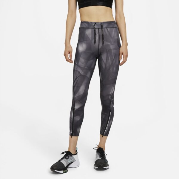 Nike Women's Epic Faster Run Division 7/8 Tights - Black/Reflective Silver