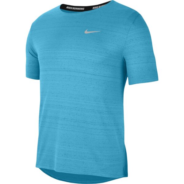 Nike Men's Miler Top - Chlorine Blue/Reflective Silver