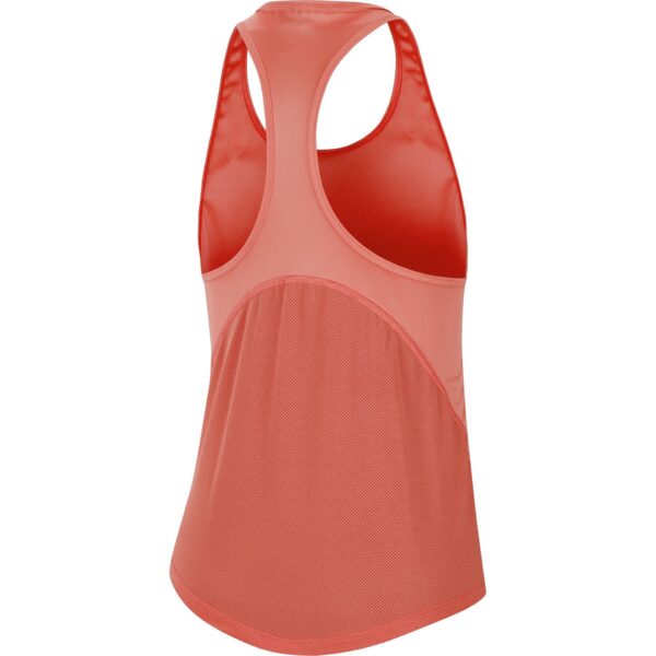 Nike Women's Miler Singlet - Bright Mango/Reflective Silver - Image 2