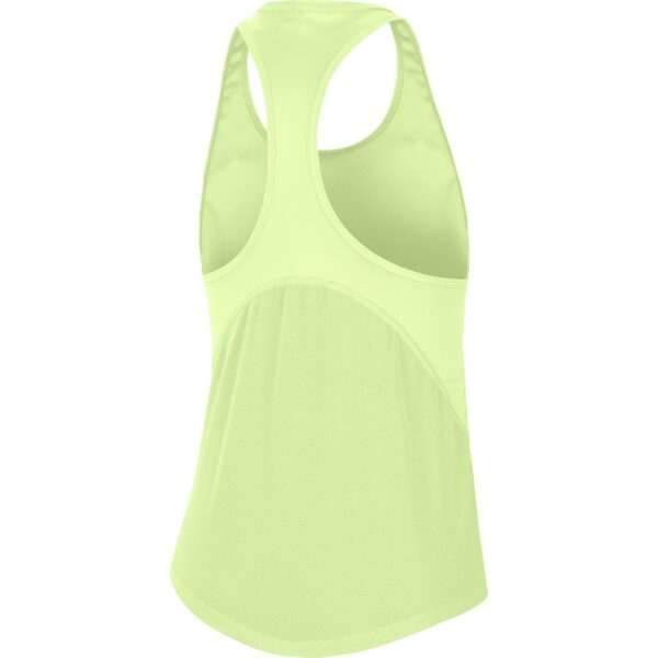 Nike Women's Miler Singlet - Barely Volt/Reflective Silver - Image 2