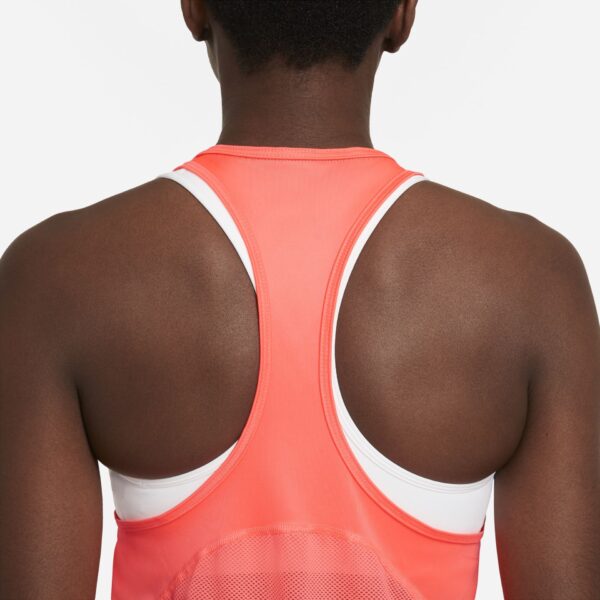 Nike Women's Miler Singlet - Bright Mango/Reflective Silver - Image 6