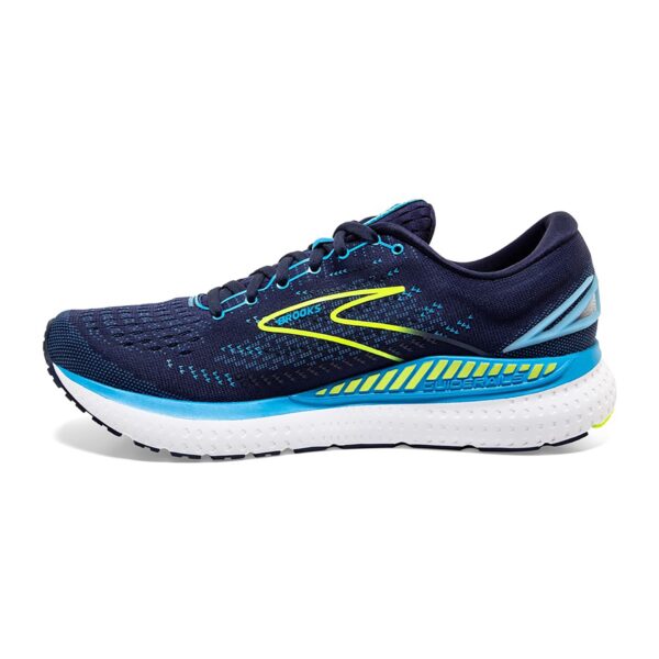 Brooks Men's Glycerin GTS 19 - Navy/Blue/Nightlife - Image 2