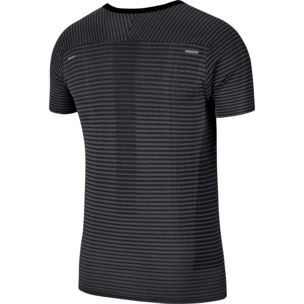 Nike Men's TechKnit Ultra Short Sleeve - Black/Dk Smoke Grey/Reflective Silver - Image 2