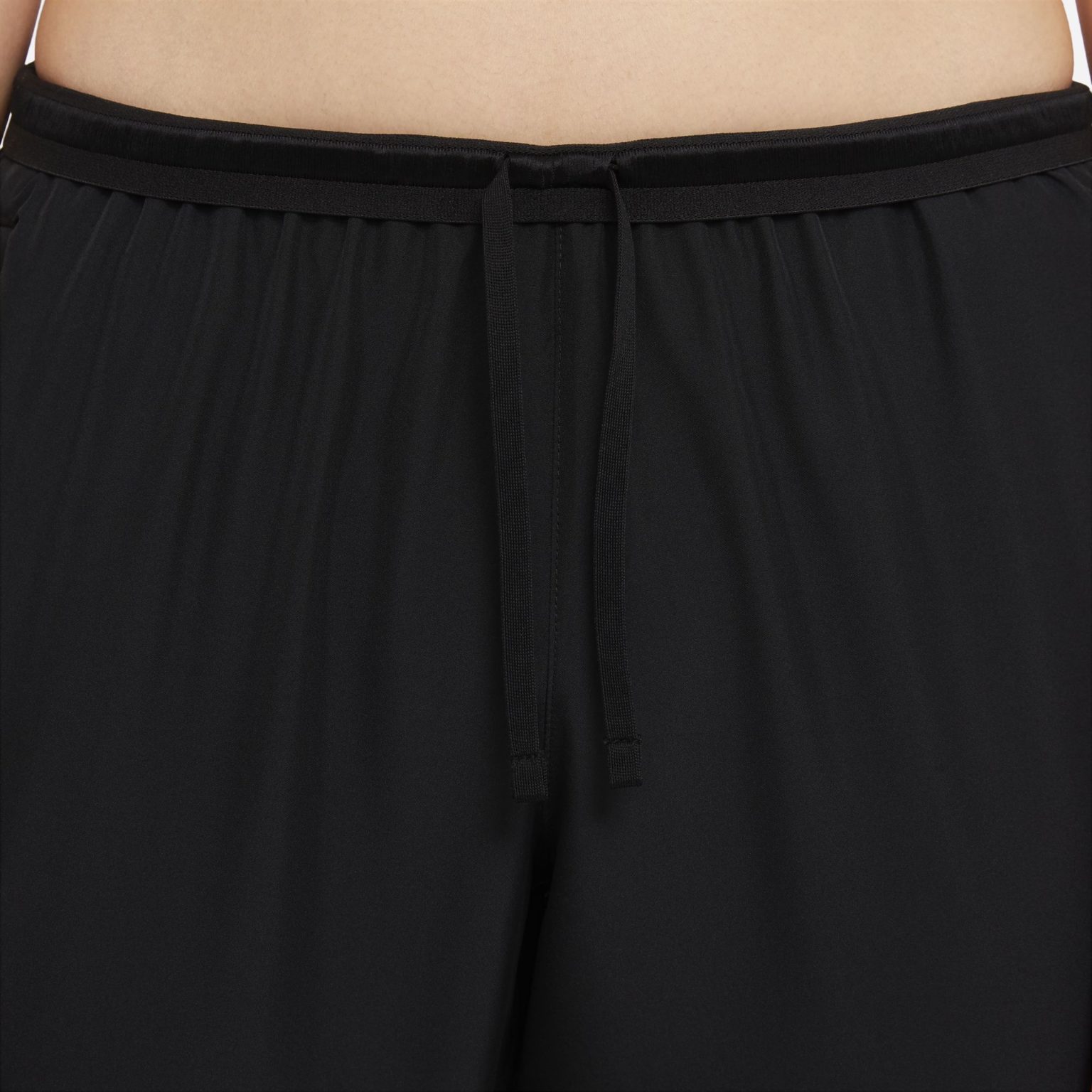 Nike Women's Swoosh Run Track Pants Black/Grey Fog/White Running Bath