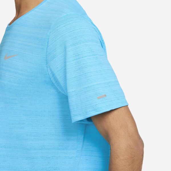 Nike Men's Miler Top - Chlorine Blue/Reflective Silver - Image 6