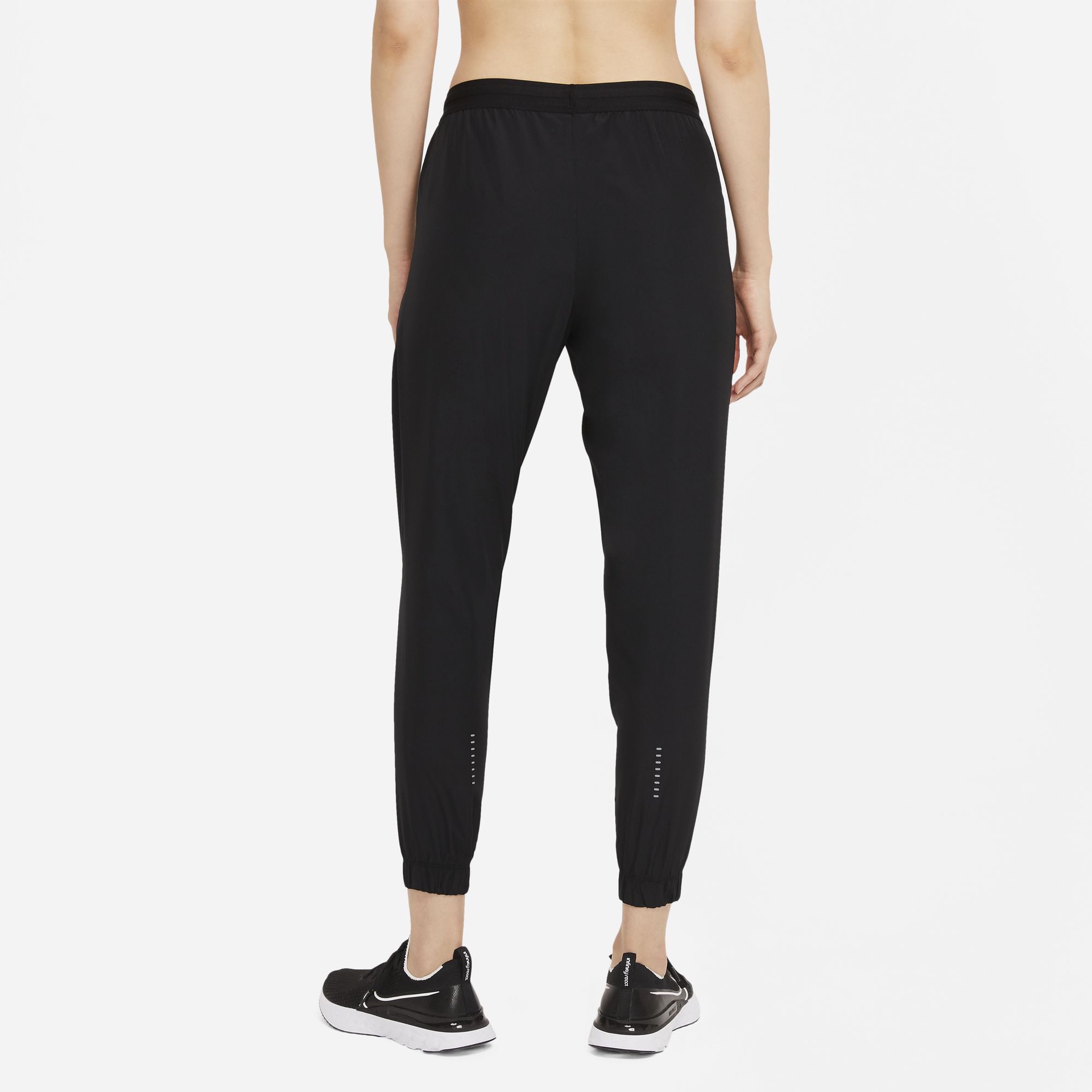 Nike Women's Swoosh Run Track Pants - Black/Grey Fog/White - Running Bath