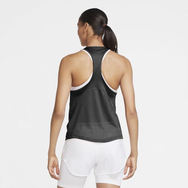 Nike Women's Miler Singlet - Black/Reflective Silver - Image 4