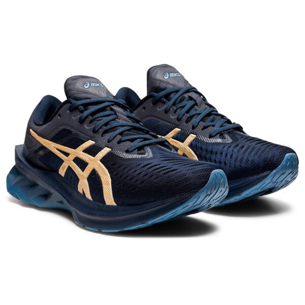 Asics Women's Novablast - French Blue/Champagne - Image 3