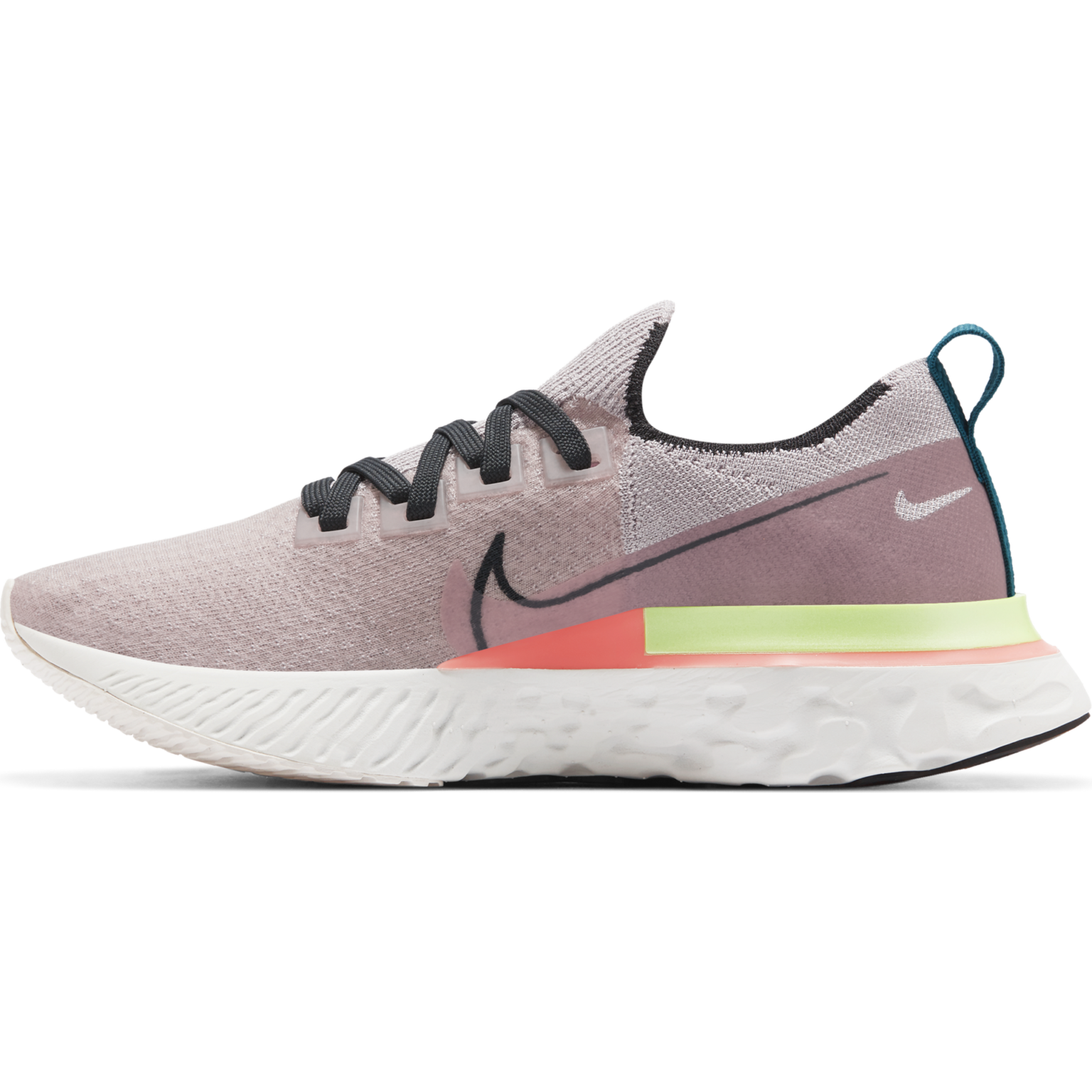 Nike Womenâs React Infinity Run Flyknit Premium â Violet Ash/Dk Smoke Grey/Pink Blast â Running Bath