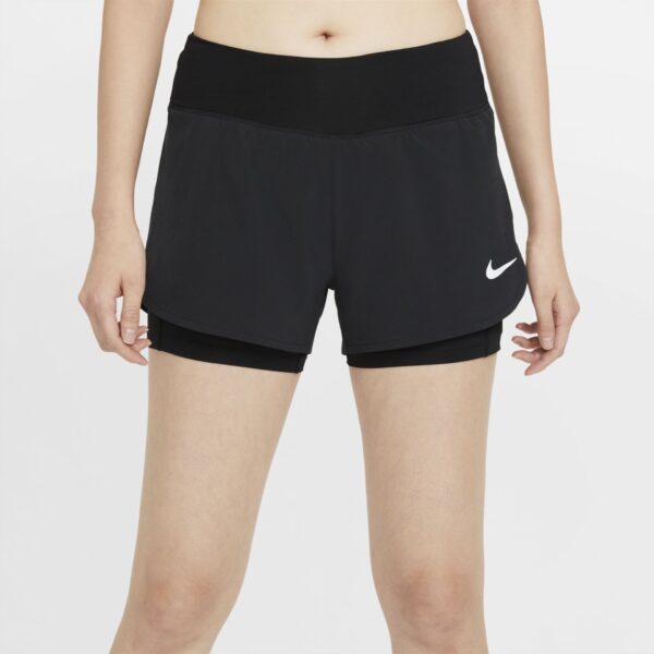 Nike Women's Eclipse 2-in-1 Shorts - Black/Reflective Silver