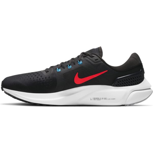 Nike Men's Air Zoom Vomero 15 - Off Noir/Bright Crimson/Lt Blue Fury - Image 2