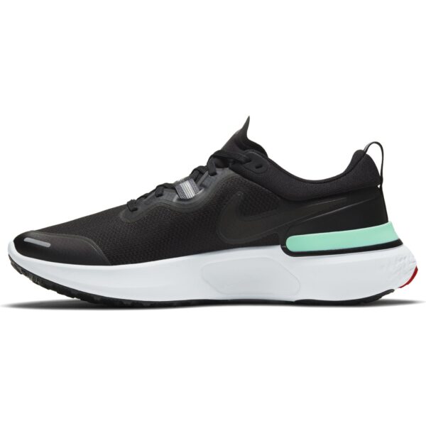 Nike Men's React Miler - Black/Black-Iron Grey-Green Glow - Image 2