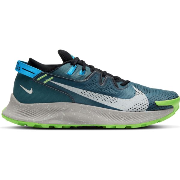 Nike Men's Pegasus Trail 2 - Dark Teal Green/Light Silver-Black