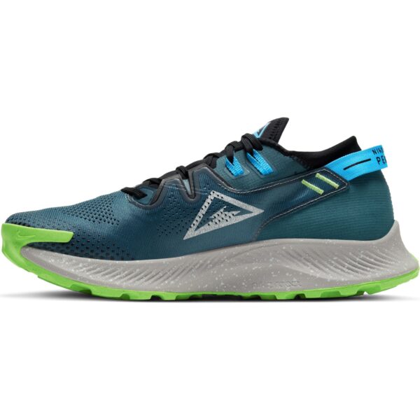 Nike Men's Pegasus Trail 2 - Dark Teal Green/Light Silver-Black - Image 2