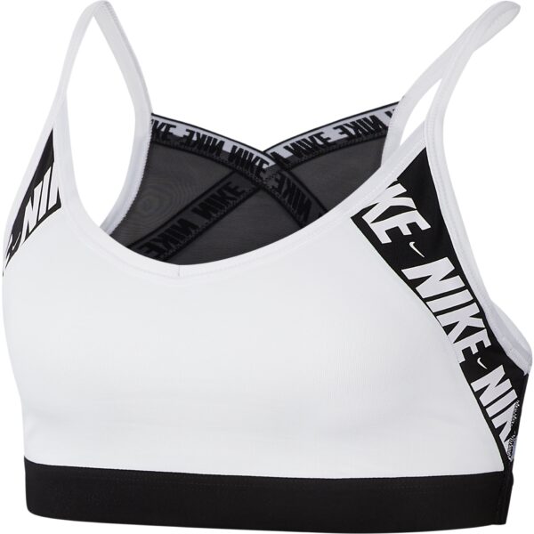 Nike Women's Indy Light-Support Bra - White/Black/White