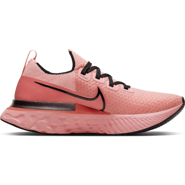 Nike Women's React Infinity Run Flyknit - Bright Melon/Black/Ember Glow - Image 2
