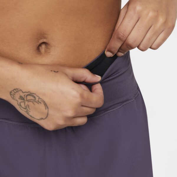 Nike Women's Eclipse 2-in-1 Shorts - Dark Raisin/Reflective Silver - Image 7