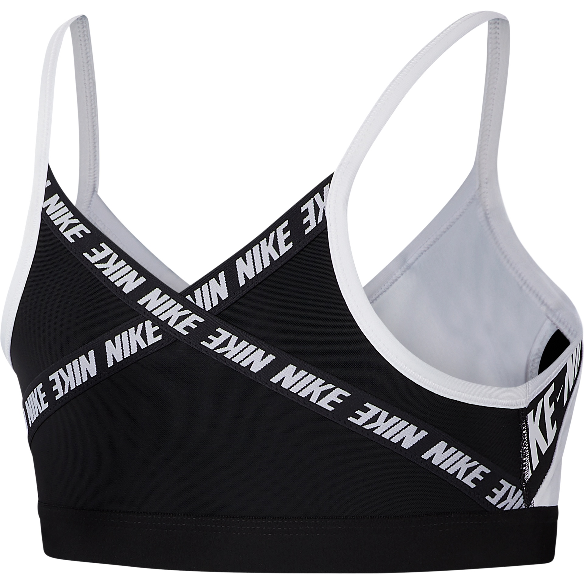 Nike Women’s Indy Light-Support Bra – White/Black/White – Running Bath