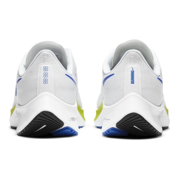 Nike Men's Air Zoom Pegasus 37 - White/Racer Blue-Cyber-Black - Image 5