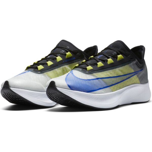 Nike Men's Zoom Fly 3 - White/Racer Blue-Cyber-Black - Image 4