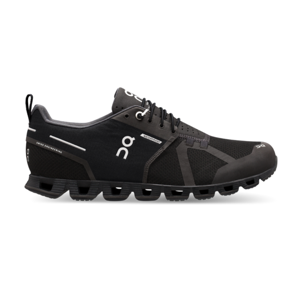 On Running Women's Cloud Waterproof - Black/Lunar