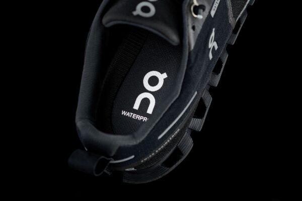 On Running Women's Cloud Waterproof - Black/Lunar - Image 3