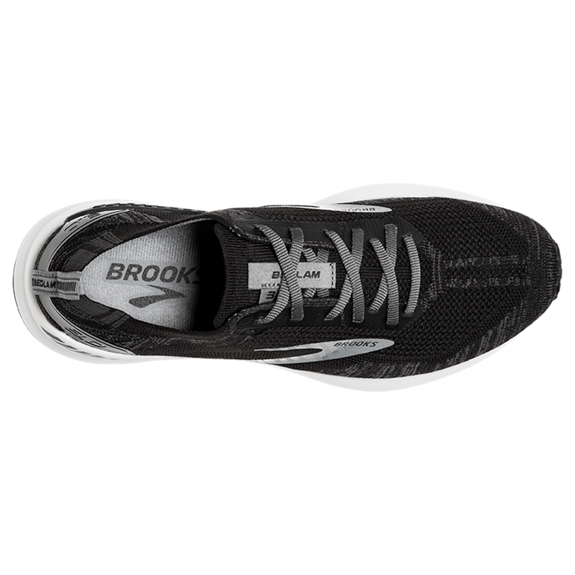 Brooks Women's Bedlam 3 - Black/Blackened Pearl/White - Running Bath