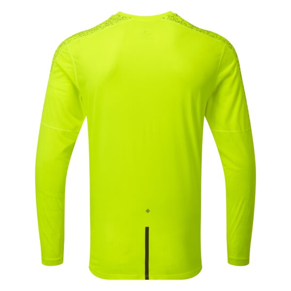 Ronhill Men's Life Night Runner L/S Tee - Fluo Yellow/Reflect - Image 2