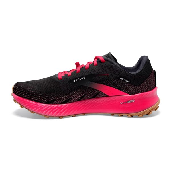 Brooks Women's Catamount - Black/Pink - Image 2