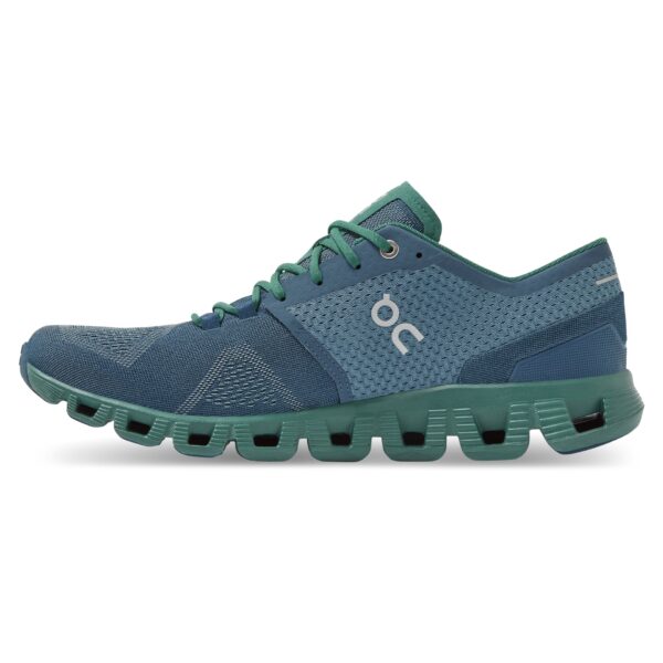 On Running Men's Cloud X - Storm/Tide - Image 2