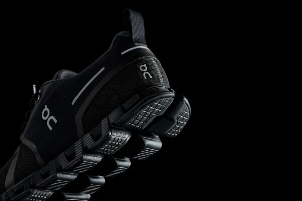 On Running Women's Cloud Waterproof - Black/Lunar - Image 6