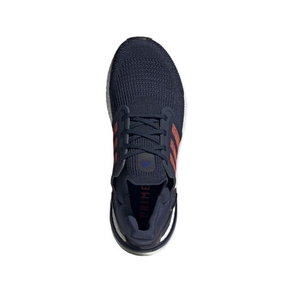 Adidas Men's Ultraboost 20 - Collegiate Navy/Solar Red - Image 5