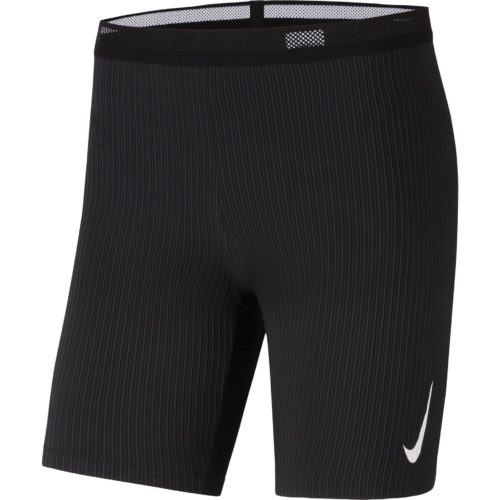 Nike Men's AeroSwift Tight Short - Black/White - Running Bath