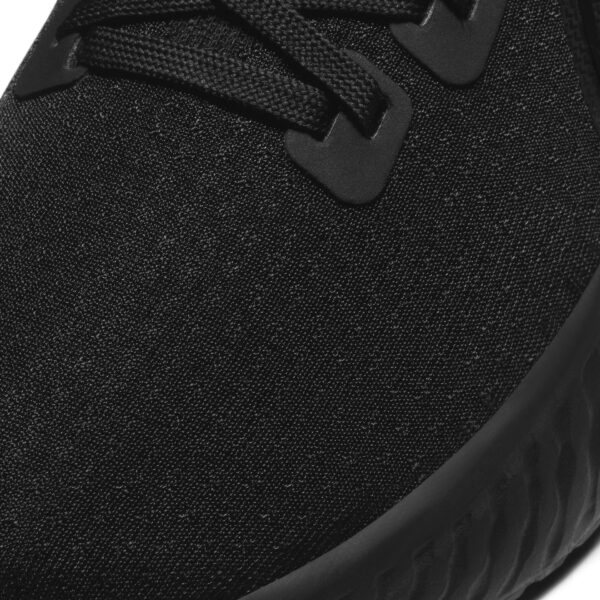 Nike Men's React Infinity Run Flyknit - Black/Black/Black/White - Image 7
