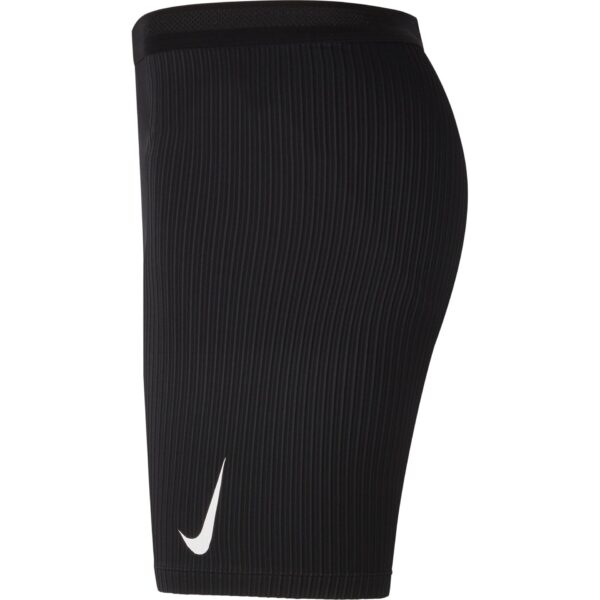 Nike Men's AeroSwift Tight Short - Black/White - Image 3
